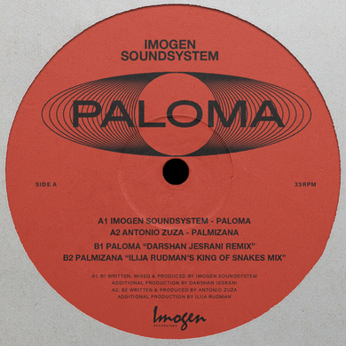 Imogen Soundsystem, Antonio Zuza - Paloma EP