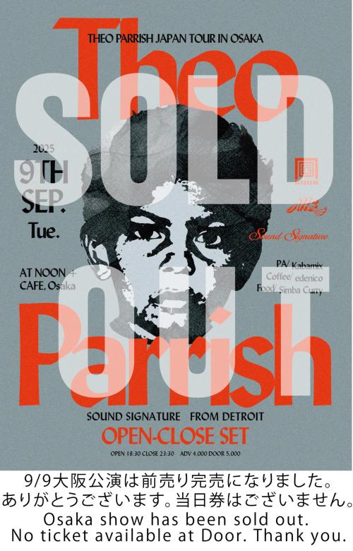 Theo Parrish open – close set