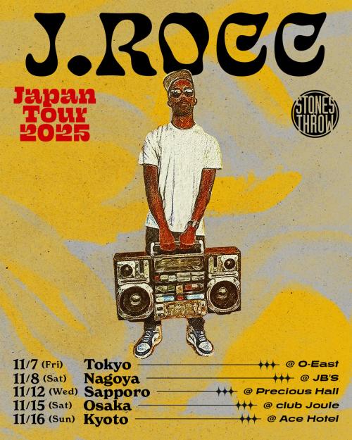 Stones Throw presents   J.Rocc Japan Tour 2025