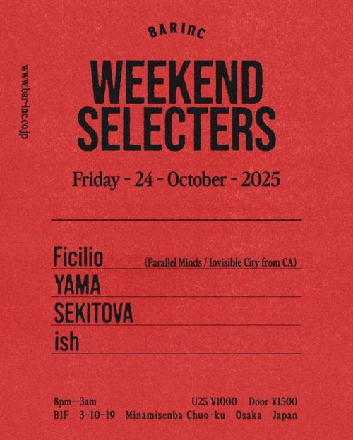 WEEKEND SELECTERS