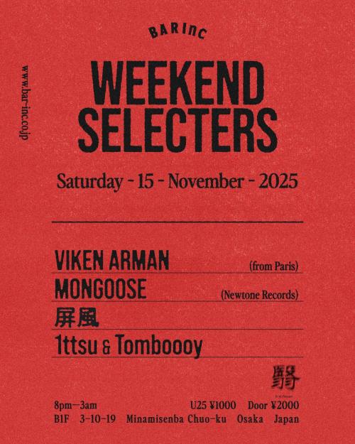 WEEKEND SELECTERS