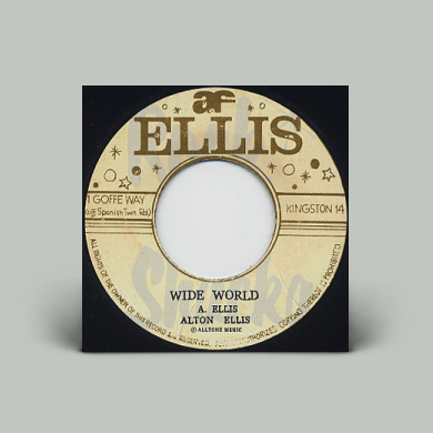 Alton Ellis - “Wide World”/ “Dedication” | NEWTONE RECORDS