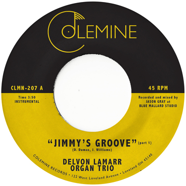 Delvon Lamarr Organ Trio - Jimmy's Groove' (Pink Vinyl 7") : 7inch