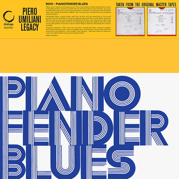 Rovi (Piero Umiliani) - Pianofender Blues : LP