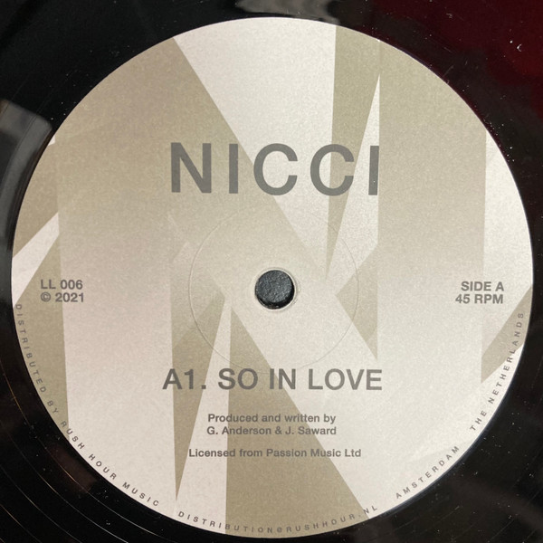 NICCI - So In Love : 12inch