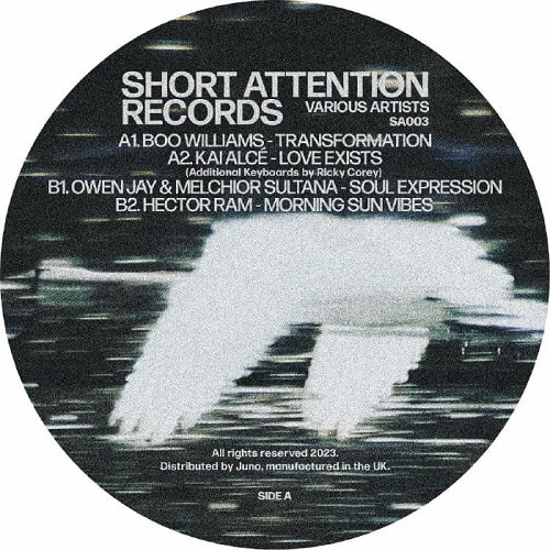 Boo Williams / Kai Alce / Owen Jay & Melchior Sultana / Hector Ram - SA 003 : 12inch