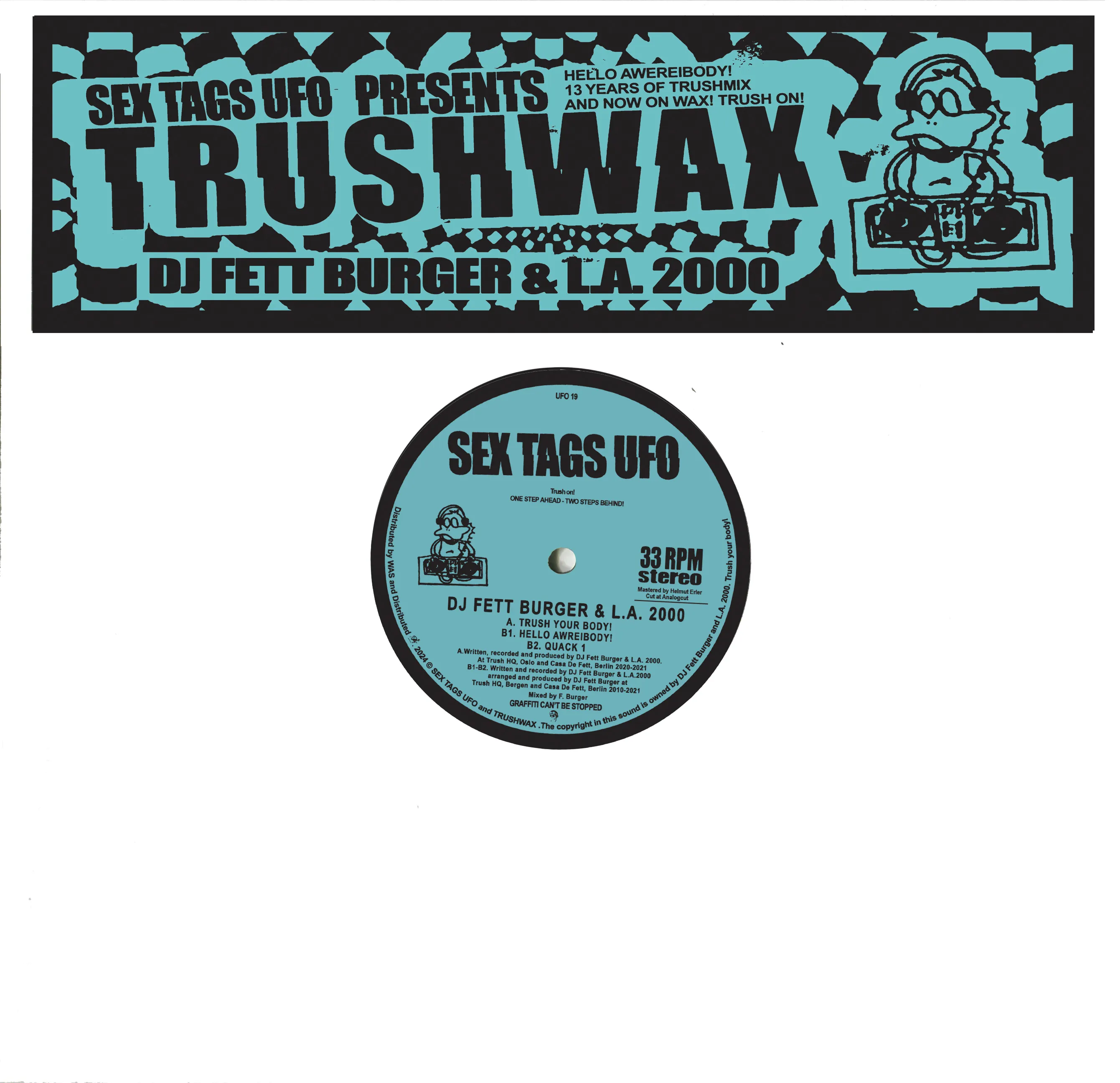 DJ Fett Burger & L.A.2000 - Trushwax : 12inch