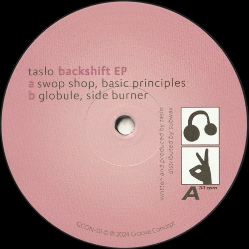 Taslo - Backshift EP : 12inch