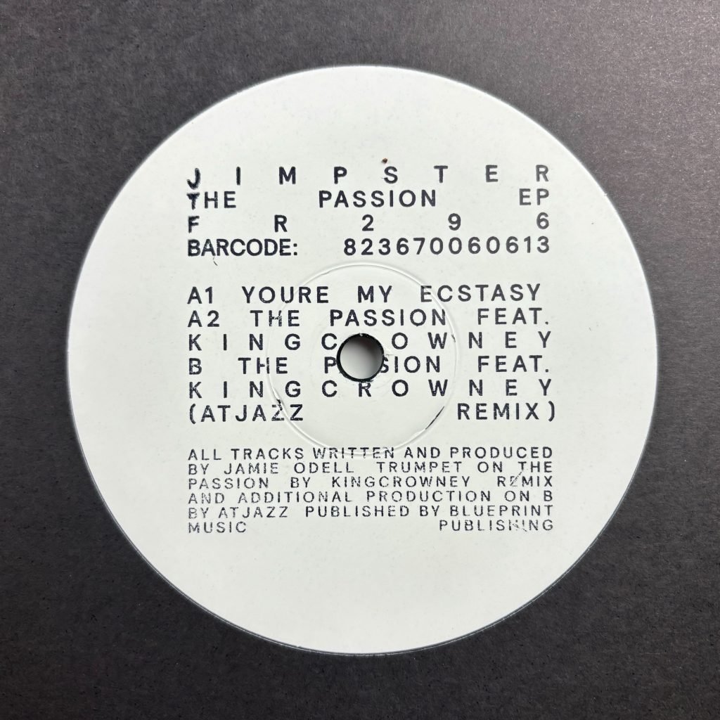 Jimpster - The Passion EP (Incl. Atjazz Remix) : 12inch