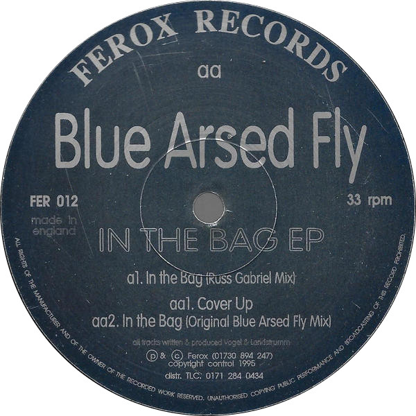 BLUE ARSED FLY - In The Bag EP : 12inch