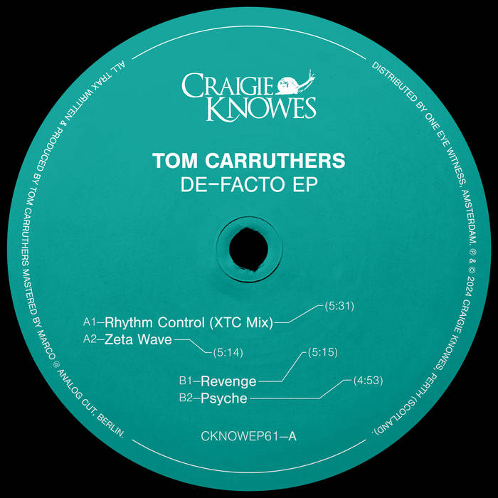 Tom Carruthers - De-Facto EP : 12inch