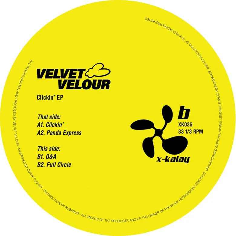 Velvet Velour - Clickin’ EP : 12inch