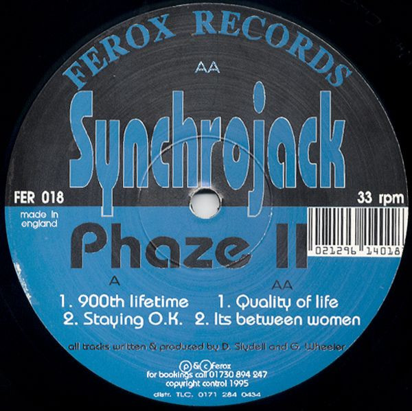 SYNCHROJACK - Phaze II : 12inch