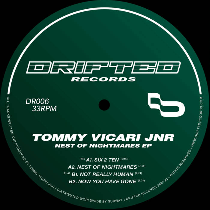 Tommy Vicari Jnr - Nest of Nightmares EP : 12inch