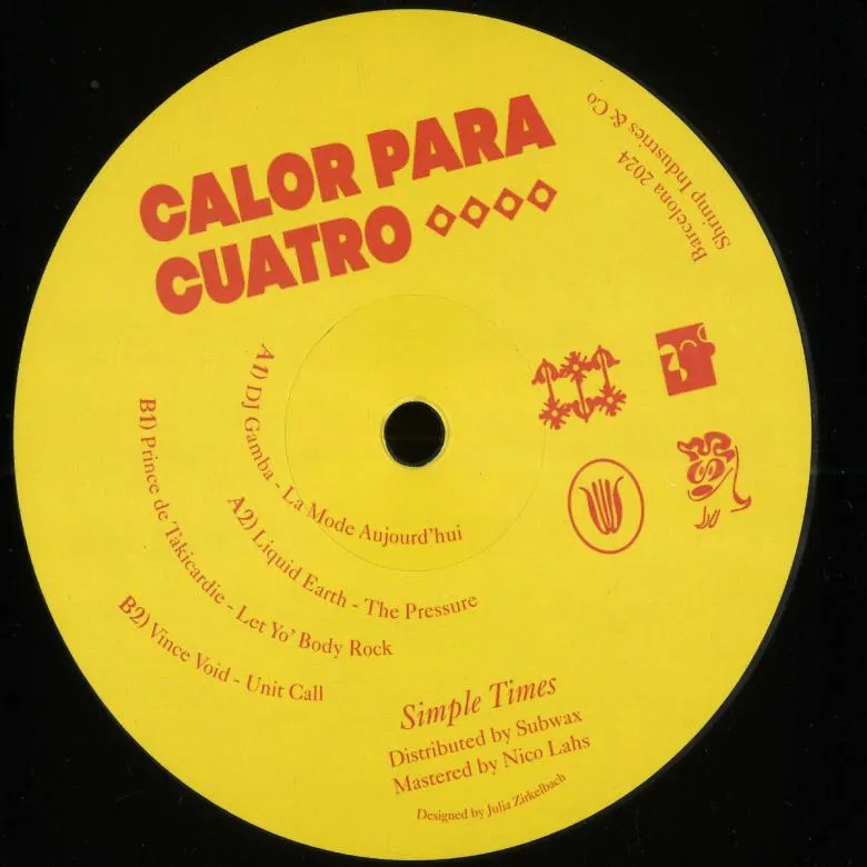 Various Artists - Calor Para Cuatro : 12inch