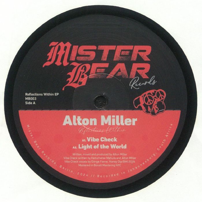 Alton Miller - Reflections Within EP : 12inch