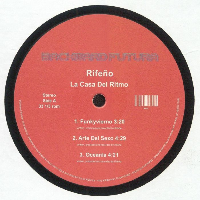 Prince de Takicardie presents Rifeño - La Casa Del Ritmo EP : 12inch