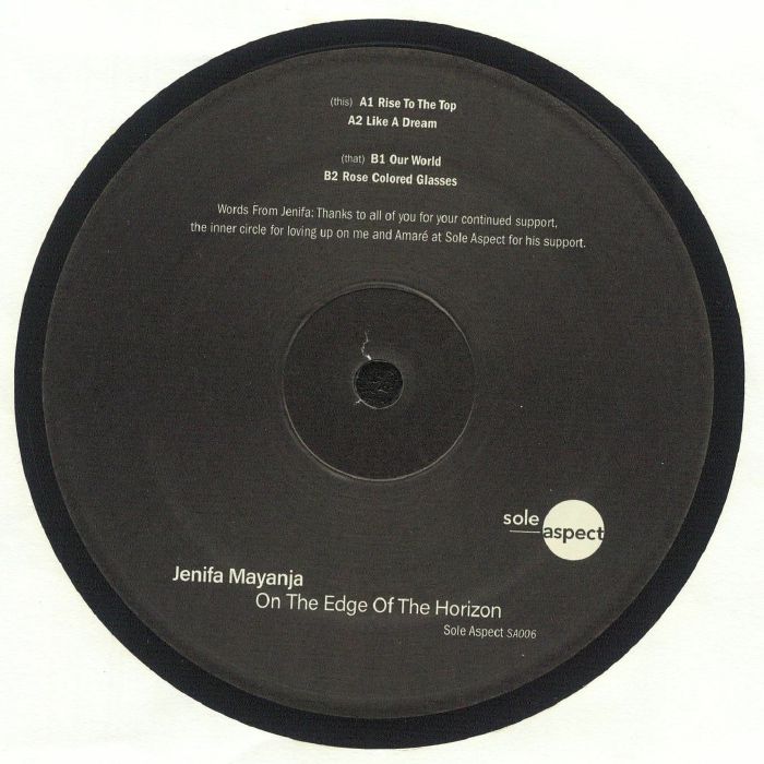 Jenifa Mayanja - On The Edge Of The Horizon EP : 12inch