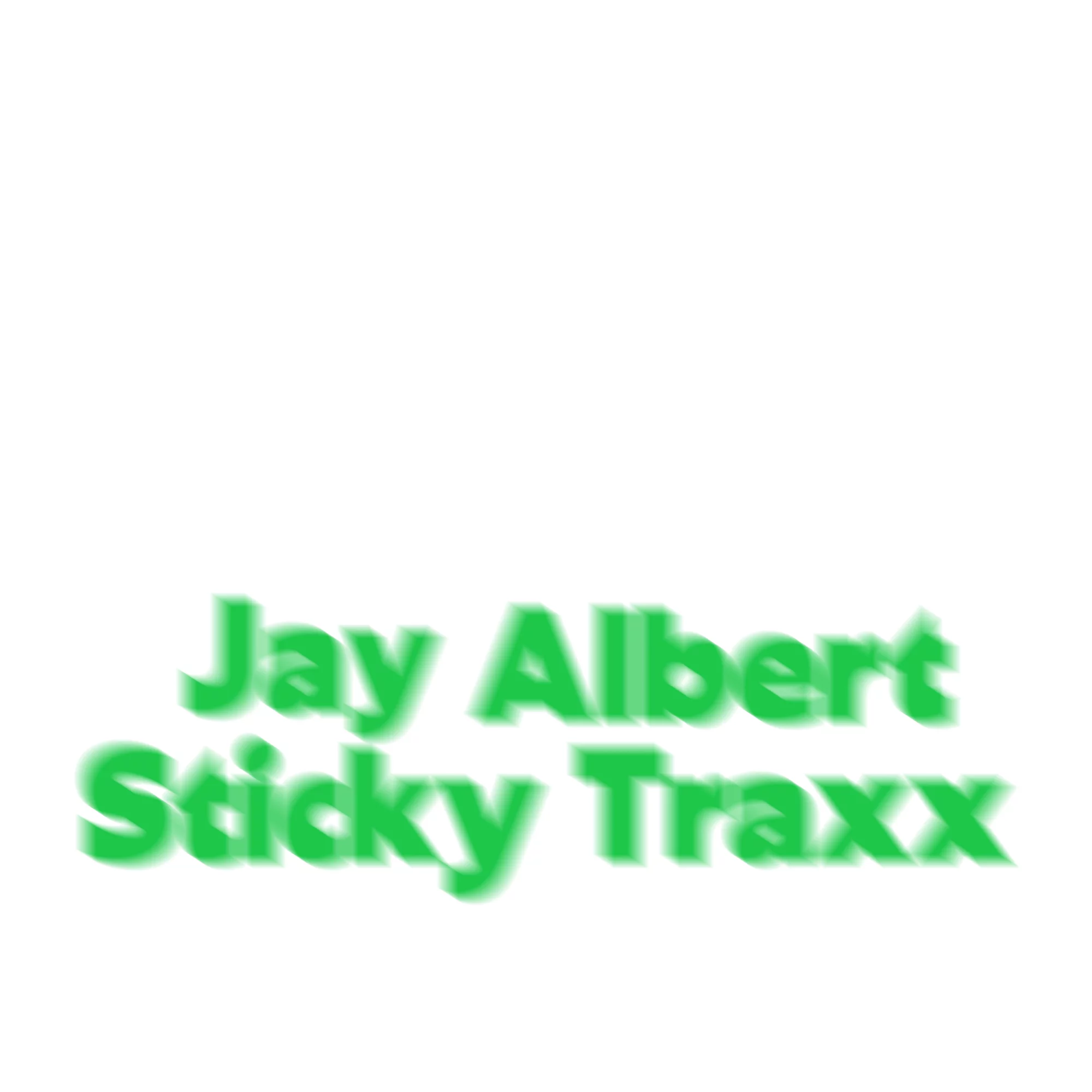 Jay Albert - Sticky Traxx (180 g stamped white label) (LTD to 100 copies, green jacket) : 12inch