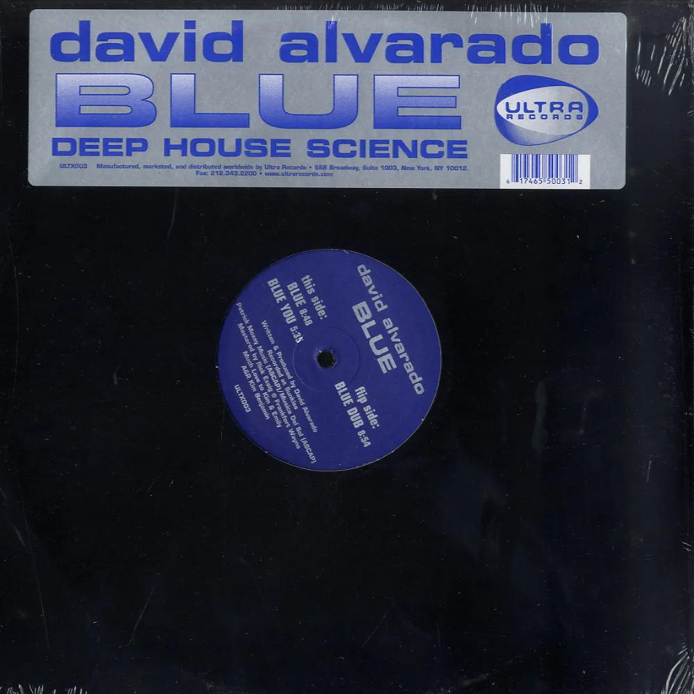 DAVID ALVARADO - Blue - Deep House Science : 12inch