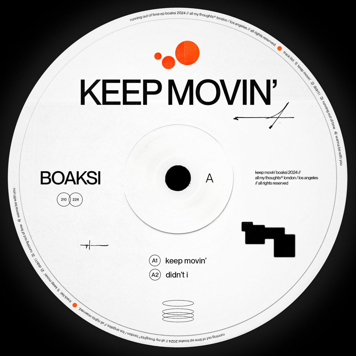 Boaksi - Keep Movin' : 12inch