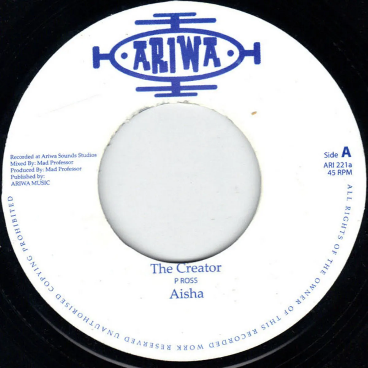 Aisha - The Creator : 7inch