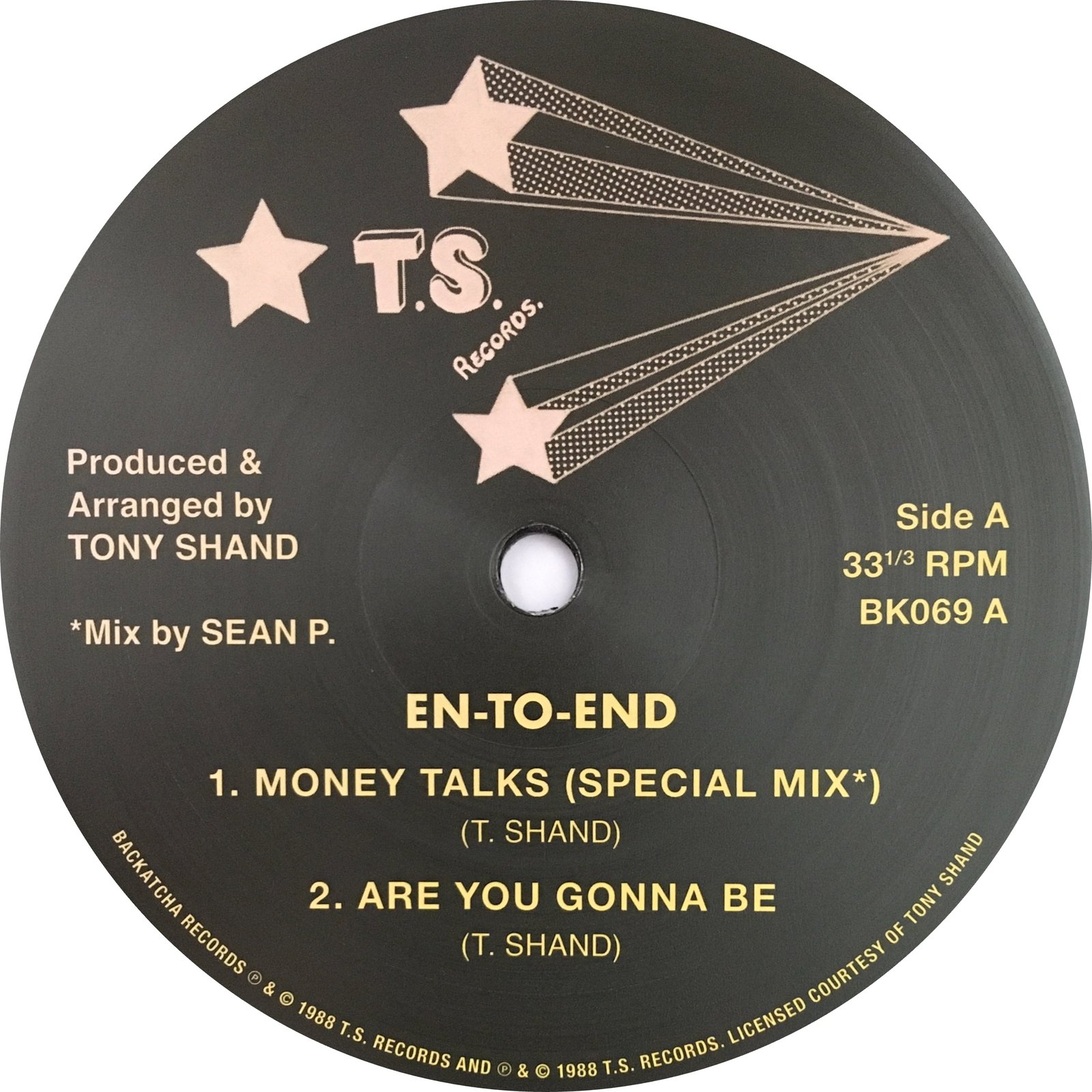 En-To-End - Money Talks Remix / Are You Gonna Be : 12inch