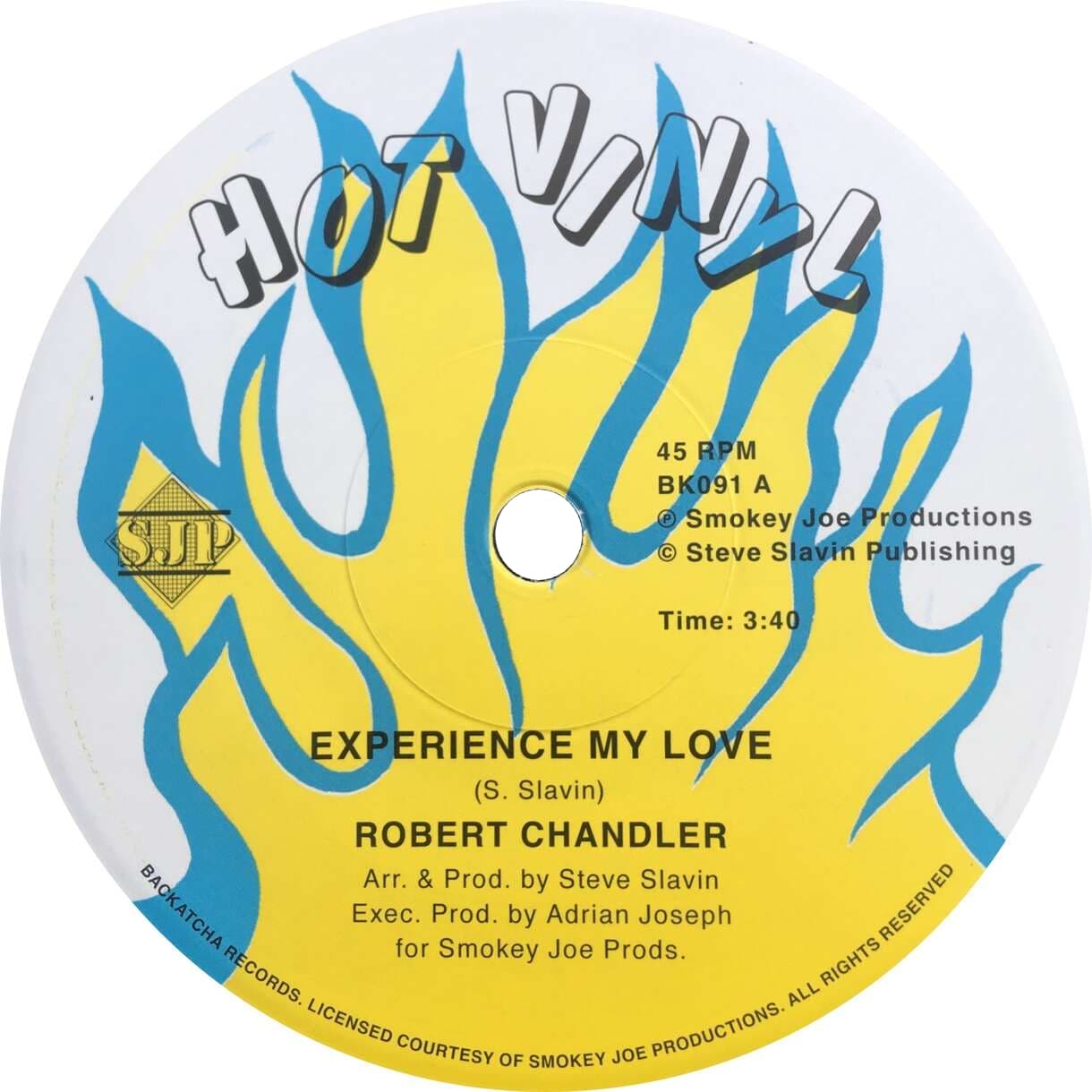 Robert Chandler - EXPERIENCE MY LOVE : 7inch