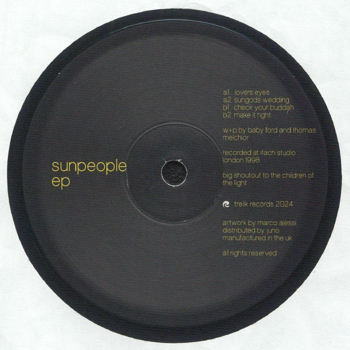 Sunpeople - Sunpeople EP (reissue) : 12inch