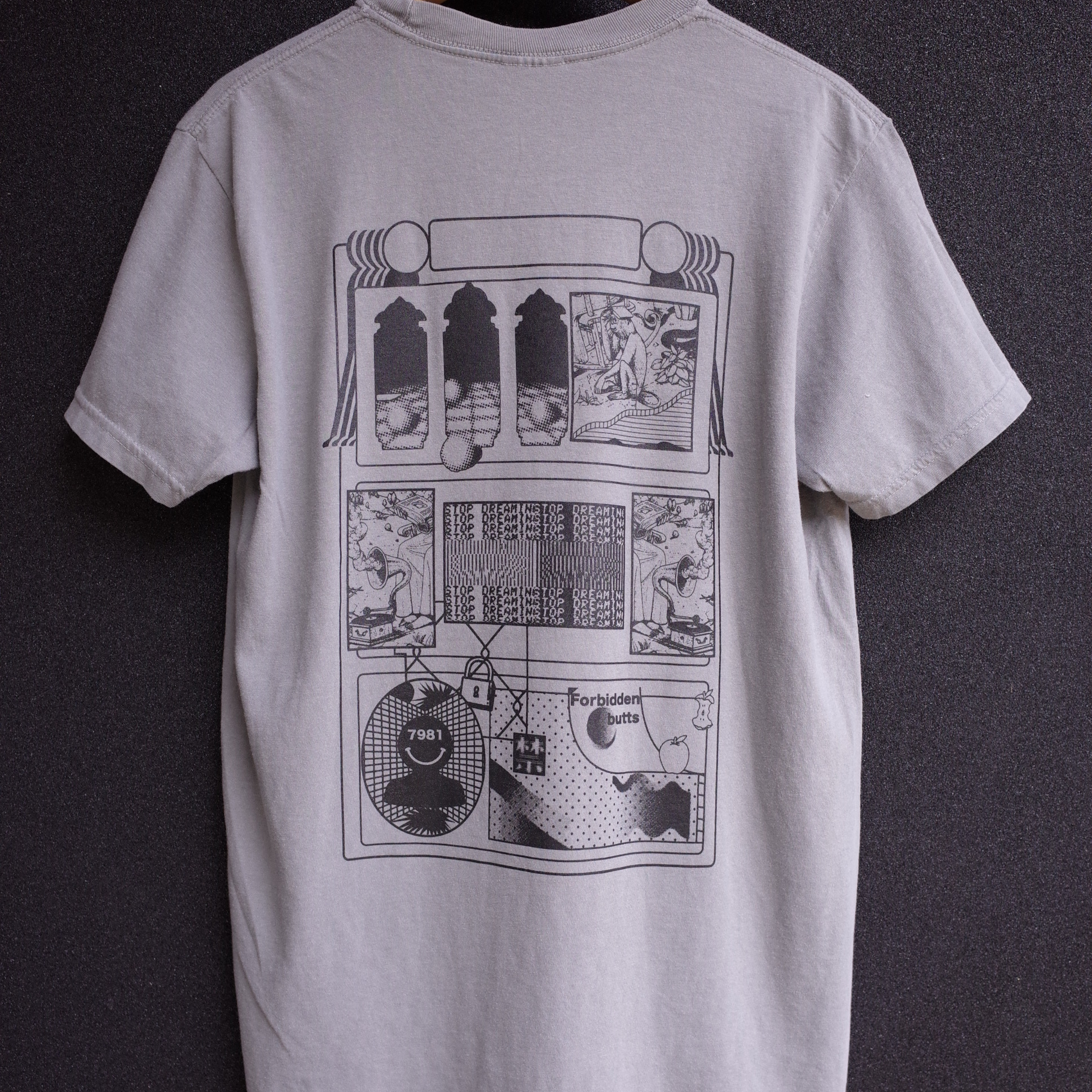 Mt.Chills - JIN-禁-T-shirts Gray Size M : T Shirt(Size M)