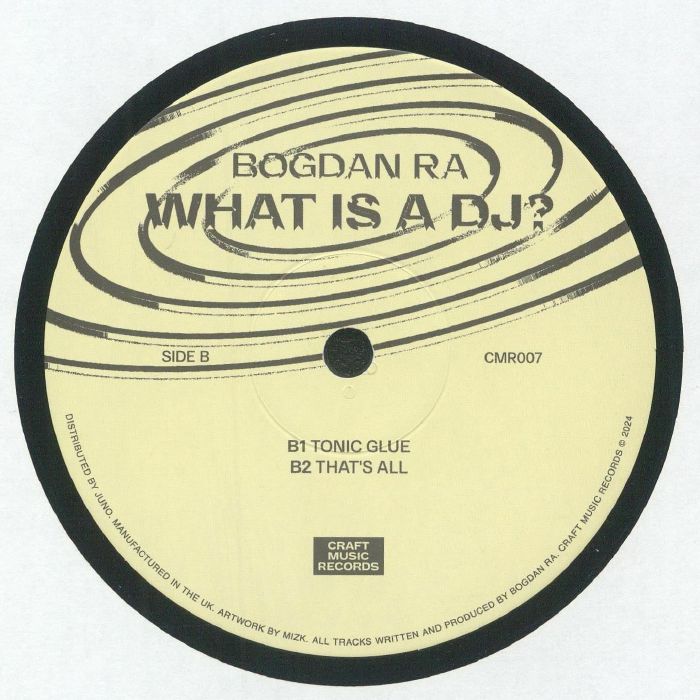 BOGDAN RA - What Is A DJ? : 12inch