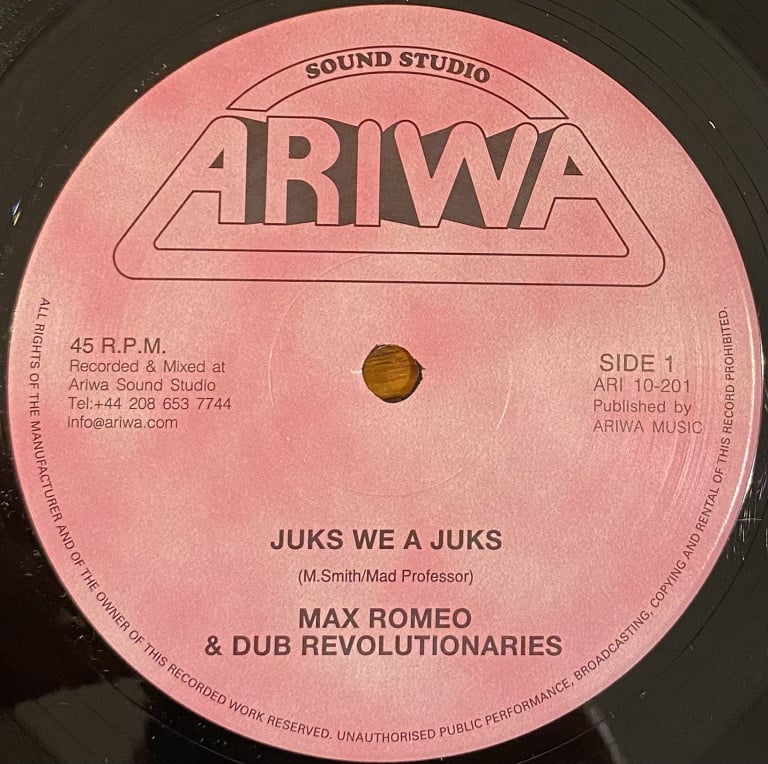 Max Romeo / Dub Revolutionaries / Mad Prof / Mafia & Fluxy - Juks We A Juks : 10inch