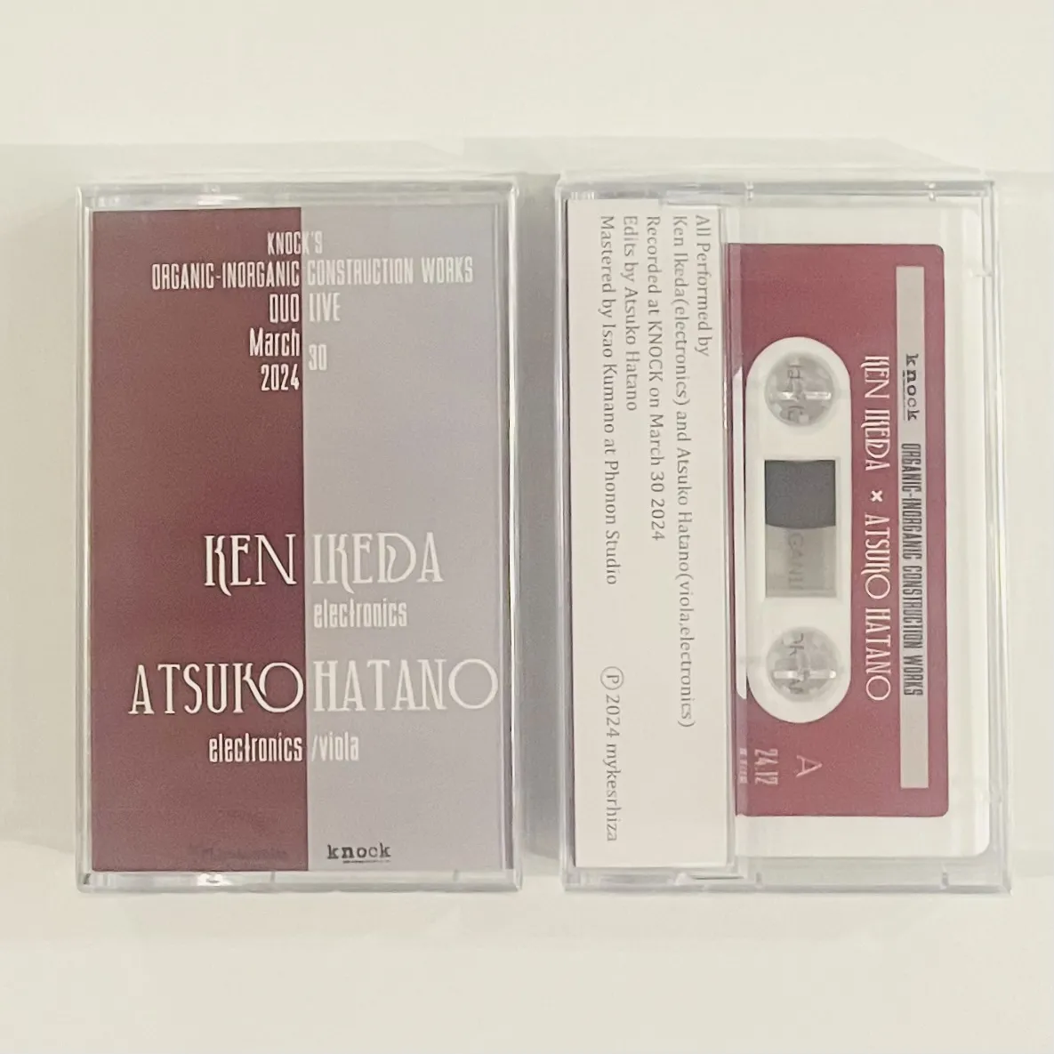 Ken Ikeda / Atsuko Hatano - Knock's Organic-Inorganic Construction Works : CASSETTE