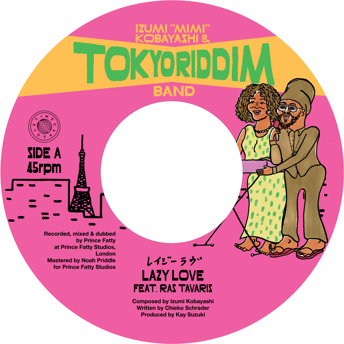 Izumi "Mimi" Kobayashi & Tokyo Riddim Band - Lazy Love : 7inch