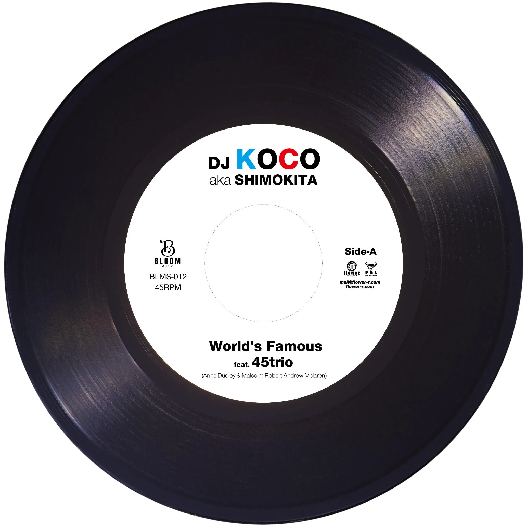 DJ KOCO aka SHIMOKITA - World's Famous : 7inch