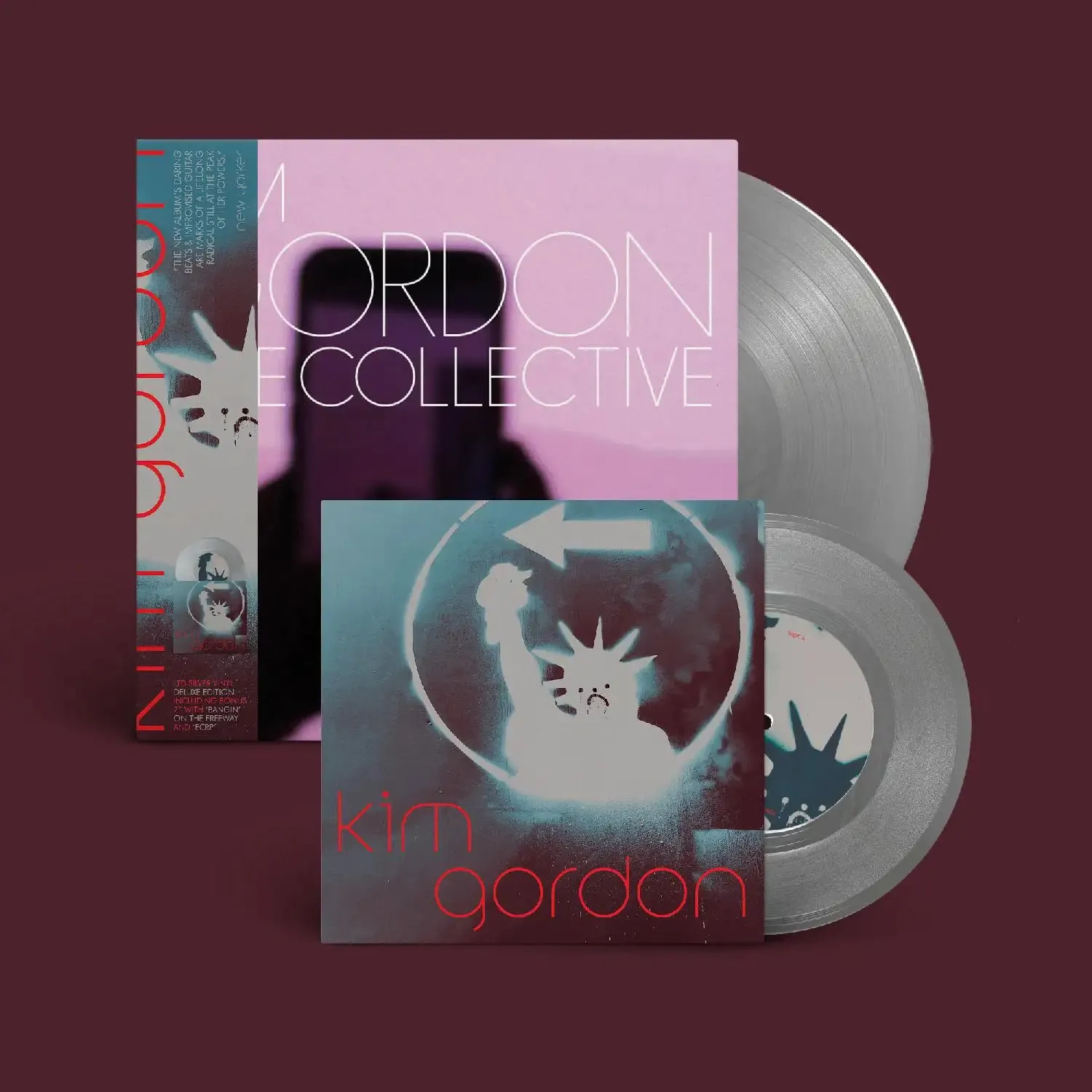 Kim Gordon - The Collective (Deluxe Edition) （数量限定／シルヴァー・ヴァイナル） : LP＋7inch