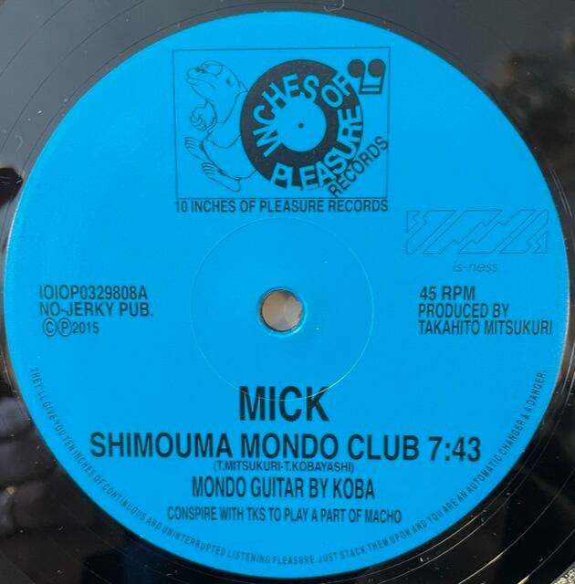 Mick / Funny&tutti - Shimouma Mondo Club : 10inch