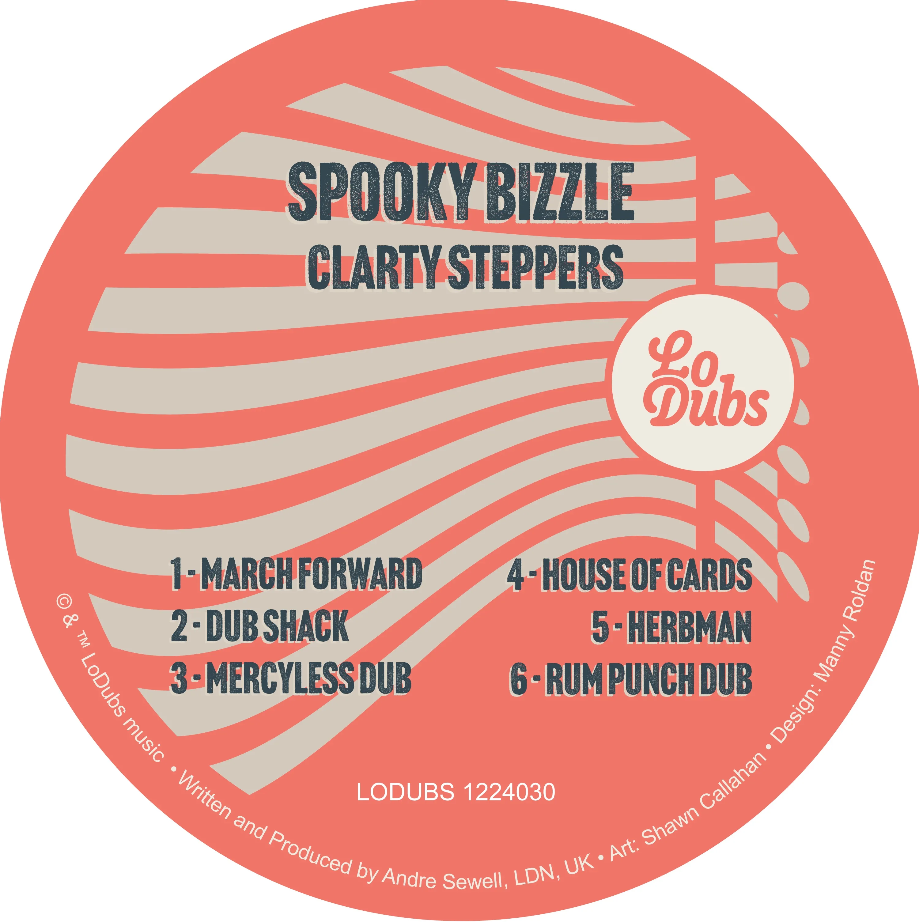 Spooky Bizzle - Clarty Steppers : 12inch