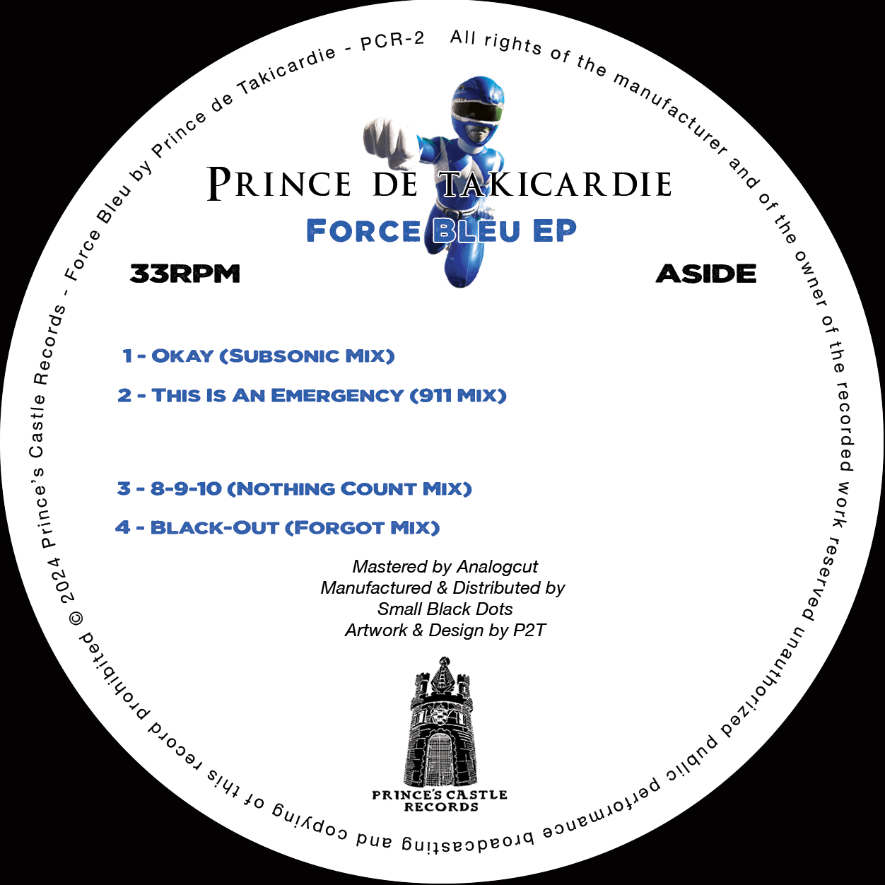 Prince De Takicardie - Force Bleu EP : 12inch