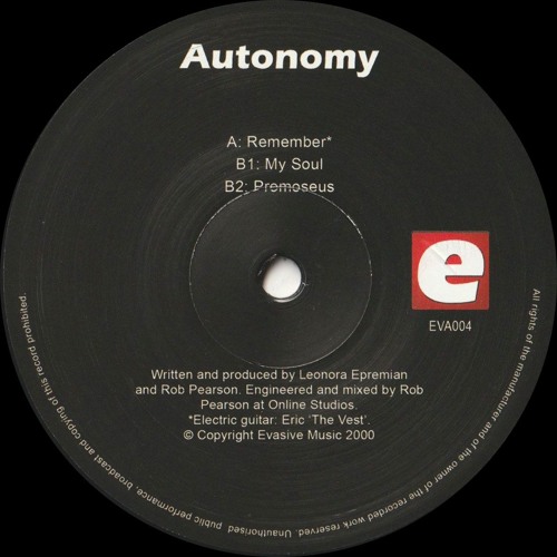 Autonomy - Autonomy : 12inch