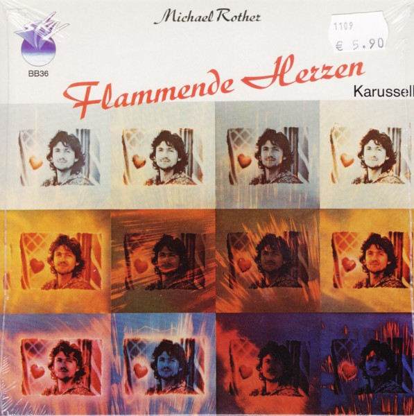 Michael Rother - Flammende Herzen / Karussell : 7inch