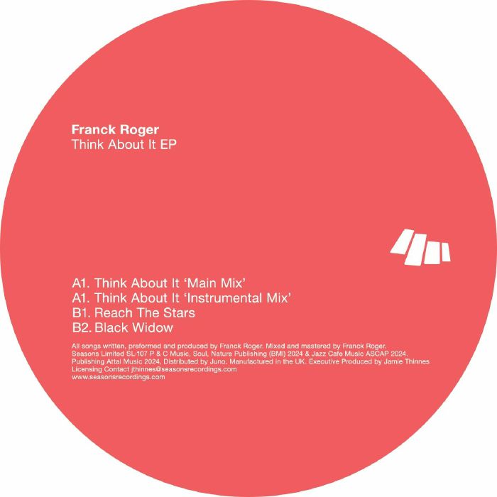 Franck Roger - Think About It EP : 12inch