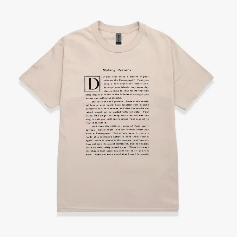 Death Is Not The End - Making Records Tee（M） : T-shirt