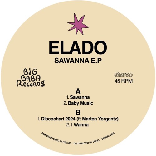 Elado - Sawanna EP : 12inch