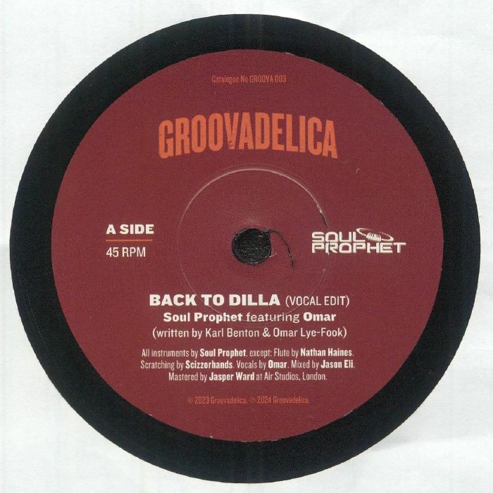 Soul Prophet feat Omar - Back To Dilla : 7inch