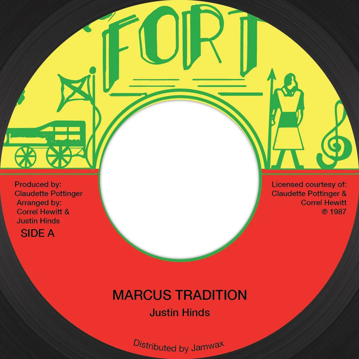 Justin Hinds - Marcus Tradition : 7inch