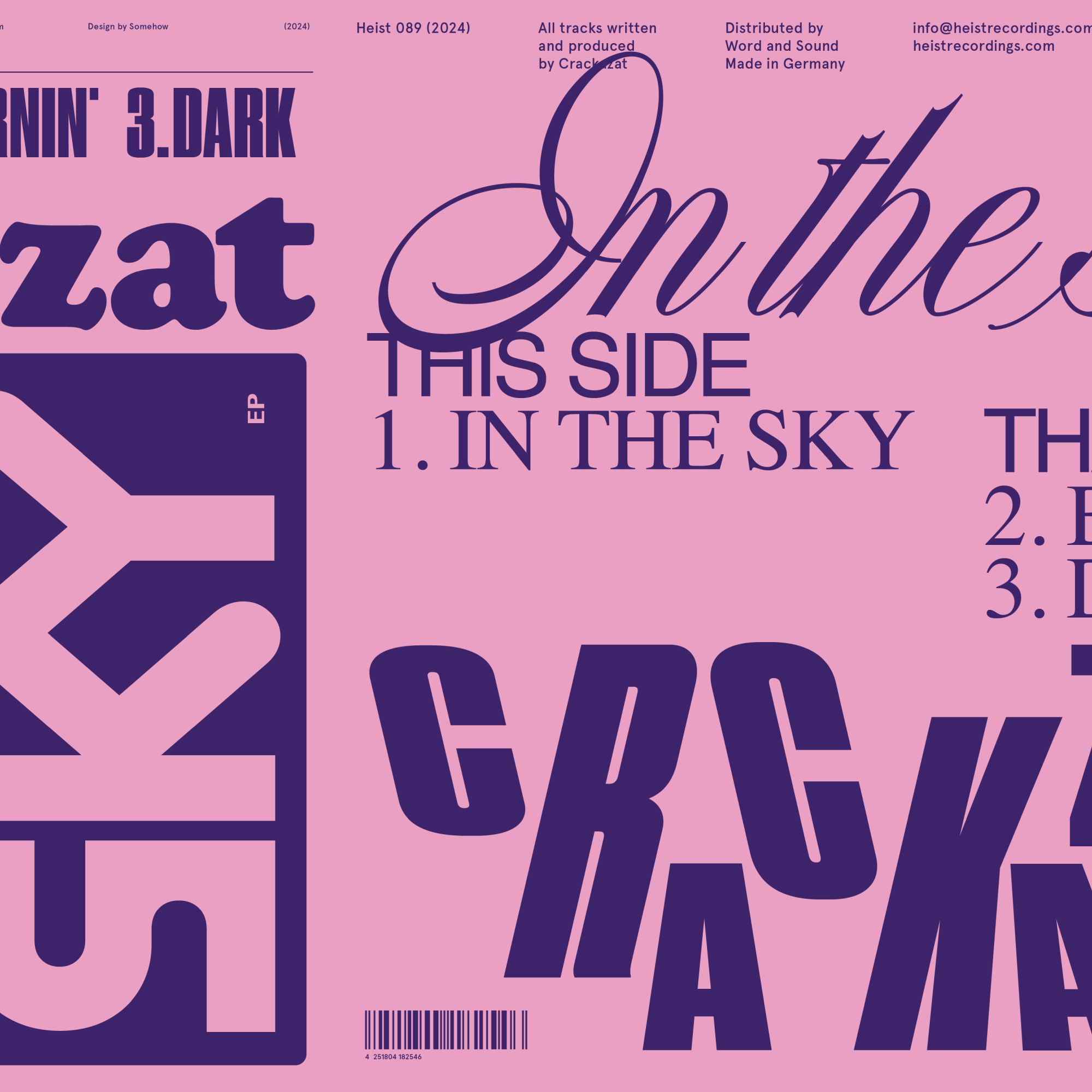 Crackazat - In the Sky EP : 12inch