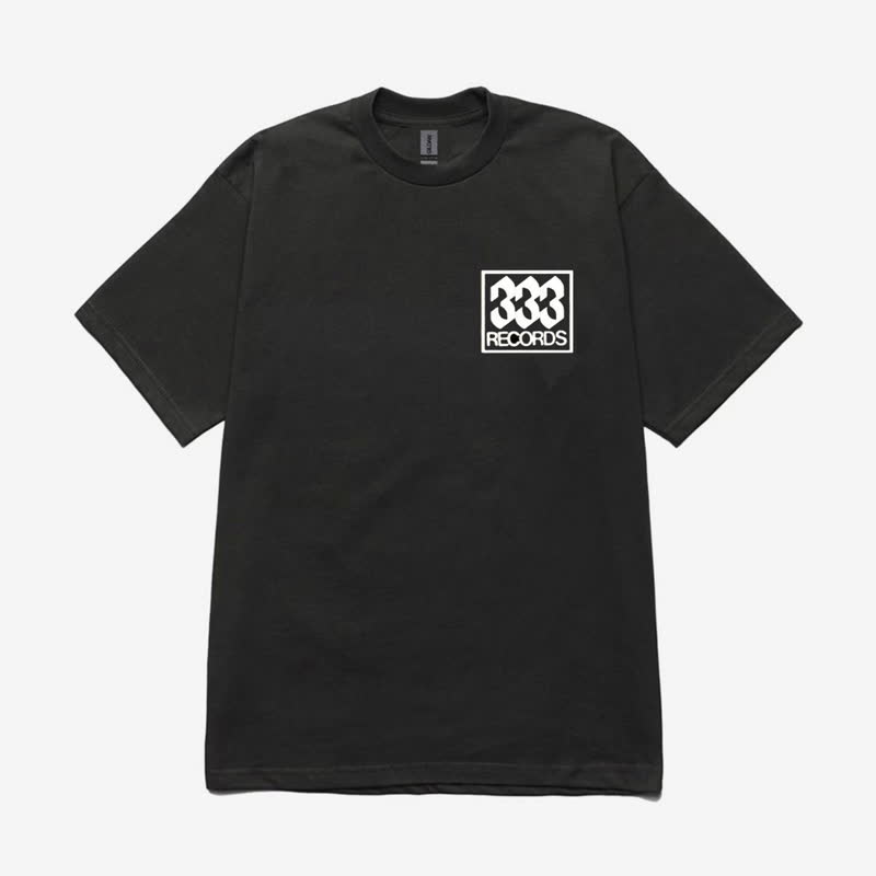 333 - 333 Records Logo Tee (L) : T-shirt