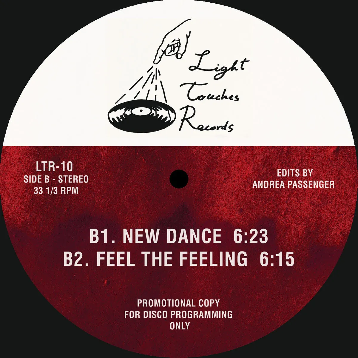 Unknown Artists - Light Touches 10 (Andrea Passenger Edits) EP : 12inch