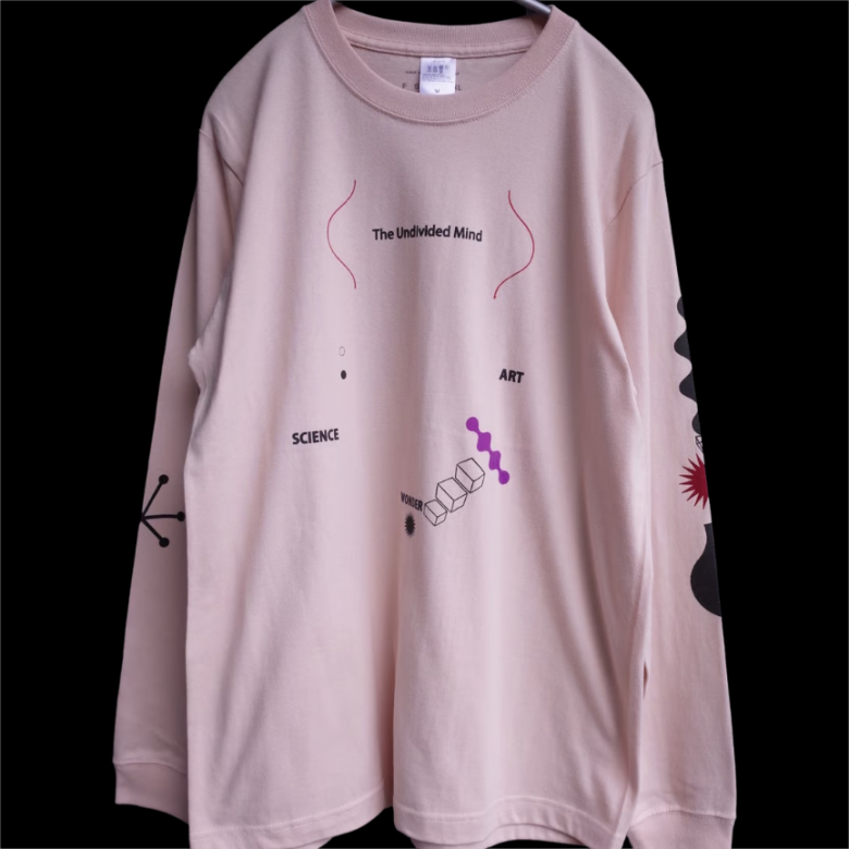 Mt.Chills - “The Undivided Mind ” Collage LongSleeve OffPink Size:M : Long Sleeve T Shirt